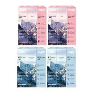 2080 퓨어솔트 치약 핑크, 120g, 3입, 2개+크리스탈, 120g, 3입, 2개