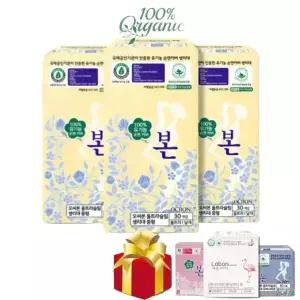 유기농본 울트라슬림 날개 중형 30개x3팩(90개)