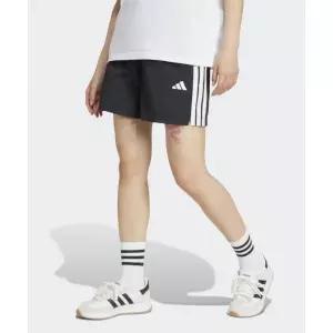 [아디다스] ADIDAS 에센셜 3-스트라이프 라이프스타일 우븐 숏 팬츠 - 블랙 화이트 JE1309 2596848