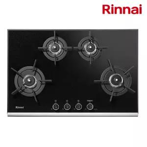 [린나이]빌트인 와이드 4구 가스렌지 블랙펄 크리스탈 (RBR-P4400)