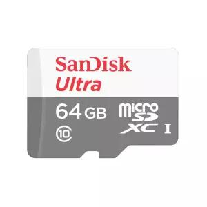 샌디스크MicroSDXC Class10 ULTRA 64GB SQUNR 마이크로SD카드 메모리카드 블랙박스 홈카메라 액션캠 휴대폰 무료 口