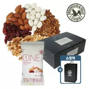 [산과들에] 하루견과 원데이오리지널 50봉 선물세트 +쇼핑백