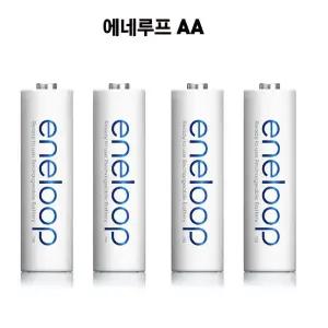 에네루프 충전식 건전지 AA 4알 대용량