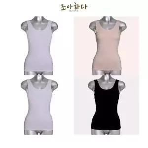 (조아하다)코튼 런닝 브라탑 패키지4종