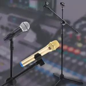 마이크받침대 버스킹 연주회 마이크 스탠드 트윈 거치대