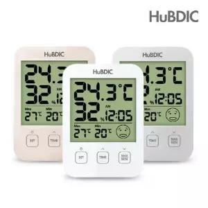 온습도계 습도계 온도계 실내 가정용 온습도계 실내 HUBDIC HT-7(색상랜덤)