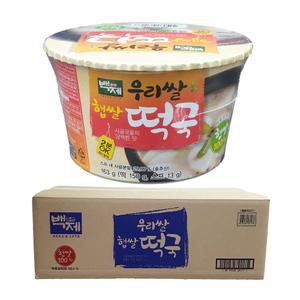백제 우리쌀 햅쌀 즉석 떡국 163g 16개