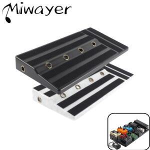 Miwayer 빅 사이즈 기타 효과 페달 보드 견고한 PE 플라스틱 케이스 (스크루드라이버 테이프 포함) 액세서