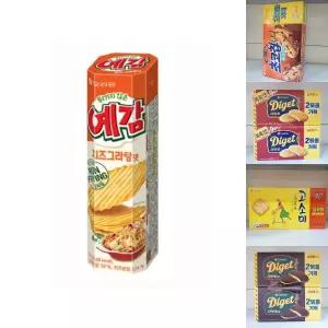 오리온 예감 치즈그라탕 64gx10개 (반박스)/쿠키/안주/주전부리/과자/아이간식/스낵/실속/대용량