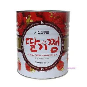 진산딸기잼 생활 식품 토핑용 3Kg 발라먹는opq222