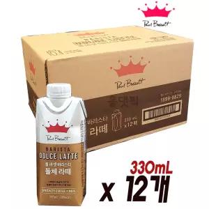 폴바셋 돌체라떼 바리스타 330ml x 12개 커피 음료 편의점 코스트코