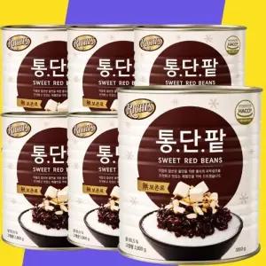 [(주)동서식품] 리치스 통단팥 3kg x6캔