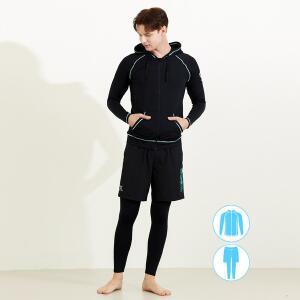 [하프클럽/베이직 엘르]베이직엘르 남성인 집업 래쉬가드 비치반바지 워터레깅스 세트 BEM-W915T