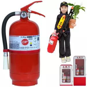 DF 대동 국산 소화기 3.3kg 업소용 가정용 산업용 국가검정품 KC인증 스티커+자석식 점검표 증정 S몰