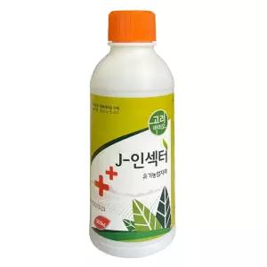 23번 J인섹터500ml 데리스추출물 효과-총채벌레 배추흰나비 방패벌레 진딧물 응애 친환경 유기농업자재 (시험작물-고추 배추 상추 오이 콩 벼)