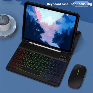 갤럭시 탭 A11+S10FE S9FE S6 라이트 10.4인치 A9+ S7 S8 S9 FE 플러스 11인치 매직 키보드 태블릿 커버