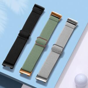 Fitbit Charge 6/5 밴드용 탄성 루프 4/3 스마트 워치용 나일론 신축성 교체 팔찌
