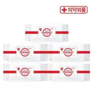 손소독티슈 (의약외품)메디와이퍼 캡형 80매 5개