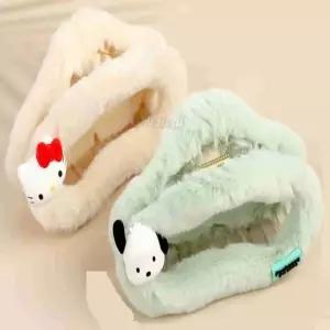 산 털 집게핀 03 캐릭터핀 털집게핀 겨울머리핀