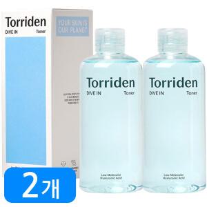 토리든 다이브인 저분자 히알루론산 토너 300ml 2개
