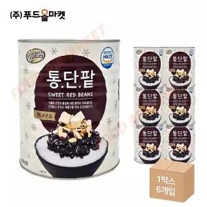 리치스 통단팥 3Kg 대용량 빙수팥 한박스 (3Kg x 6ea) 동서식품
