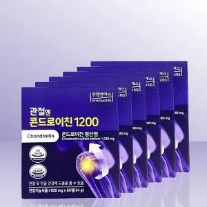 [셀러허브]주영엔에스 관절엔 콘드로이친 1200 900mg x 60정 x 6개 / iuy (S30462628)