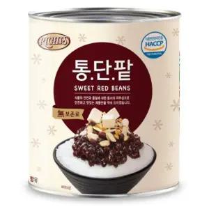동서 리치스 통단팥 (3kgx6개) 1BOX 얼음과자 여름간식 빙수재료 팥빙수토핑