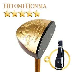 [아웃도어스/히토미혼마]협회공인인증 히토미혼마 5스타 파크골프채 PRIME GOLD+히토미 하프백