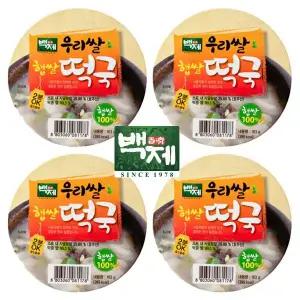 백제푸드 백제 우리쌀 즉석 떡국 163g x 16개