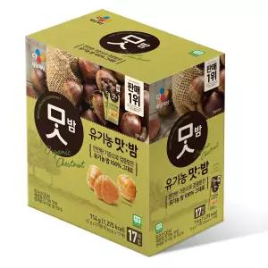 CJ 유기농맛밤 42g x 17팩 CJ 17개 영양간식