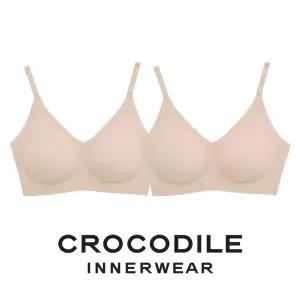 [크로커다일 언더웨어][크로커다일] 나일론골지 패드일체형 후크형 브라 베이지 CDWBR4P08_2
