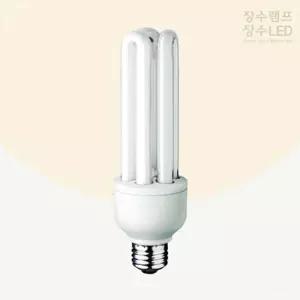 IOWBC0688 장수 E26 다마 형광 전구 주광색 램프 30W 삼파장 EL