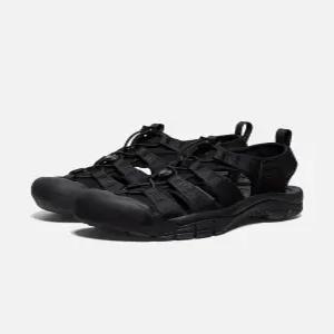킨 26SS [NEWPORT H2] 뉴포트 올블랙 여성 스트랩 샌들 KNSO6E101BK