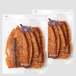 꽃보다오징어 소프트 230g X2개 몸통 오징어 간식 안주