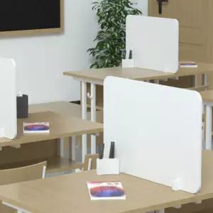 책상 가림막 책상위 파티션 식당 사무실 도서관 학교 식탁 이동식 독서실 테이블 칸막이/가림판/간이/집중