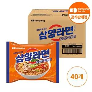 식품 라면 120g x 40개(1박스)