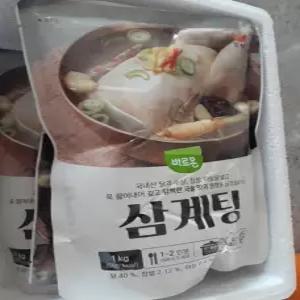 바르온삼계탕 바르온 삼계탕 1kg x 4팩 (실온보관)