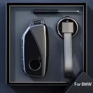 티타늄 그레이 BMW I7 X7 G07 LCI IX I20 X1 U11 7 시리즈 G70 G09 XM U06 G81 M3 자동차 키 케이스 커버
