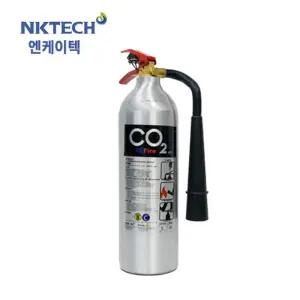 엔케이텍 CO2소화기 2.3kg 은색 알루미늄 이산화탄소