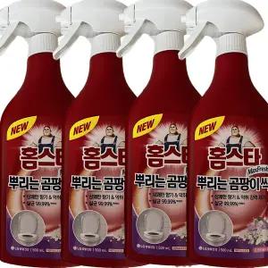 홈스타 맥스프레쉬 뿌리는 곰팡이 싹 곰팡이 제거제(락스함유) 500ml 4개