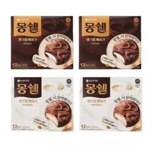 몽쉘 생크림 408g 12개입 카카오2개+오리지널2개