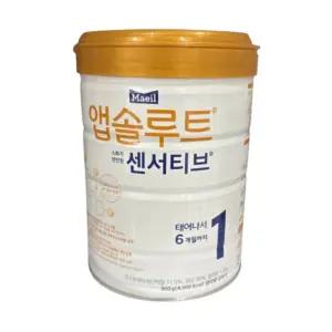 매일유업 앱솔루트 센서티브 1단계 (0일~6개월까지) 900g 1캔