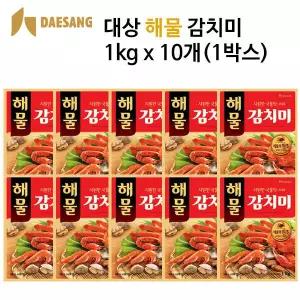 대상 청정원 해물 감치미 1kg x10개 1박스