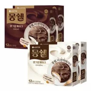 몽쉘 생크림 408g (카카오오리지널) 2+2곽
