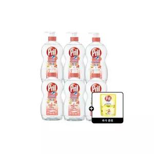 프릴 맑은식초 산뜻한 자몽 700ml x6개 고농축 1종 주방세제 +증정