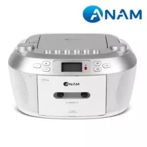 아남330BT CD플레이어 카세트 어학용 테이프 포터블 라디오 MP3/USB/AUX지원