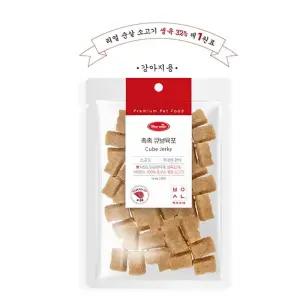 바우와우 촉촉 큐브육포 소고기 300g