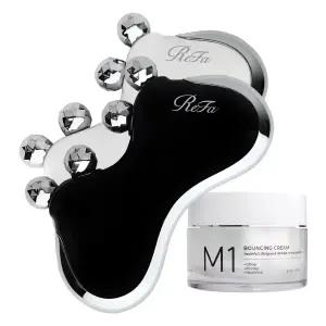 리파 ReFa 카사 M1 마사지기 (+가히 바운싱크림 50ml) 페이스 롤러 경락 괄사 마사지