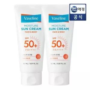 바세린 모이스처 선크림 150ML X 2개