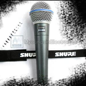 SHURE 정품 BETA58A 유선마이크/보컬용 마이크